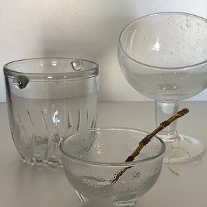 Modern Barware Decor- Vintage Glass